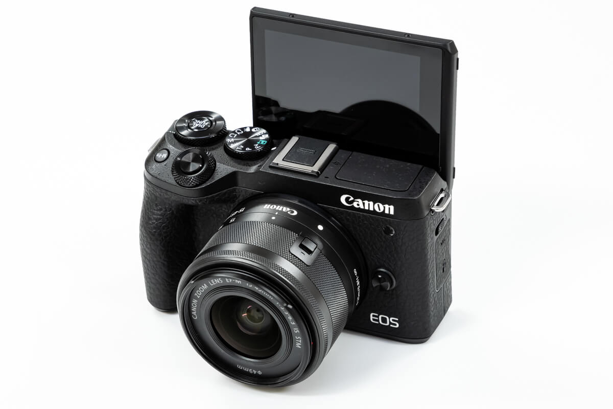 [レンタル] CANON EOS M6 EF-M15-45mmレンズキット(ブラック) ミラーレス一眼 - 4