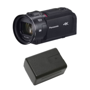 レンタル] ソニー 4Kビデオカメラ FDR-AX45A + 大容量予備バッテリー