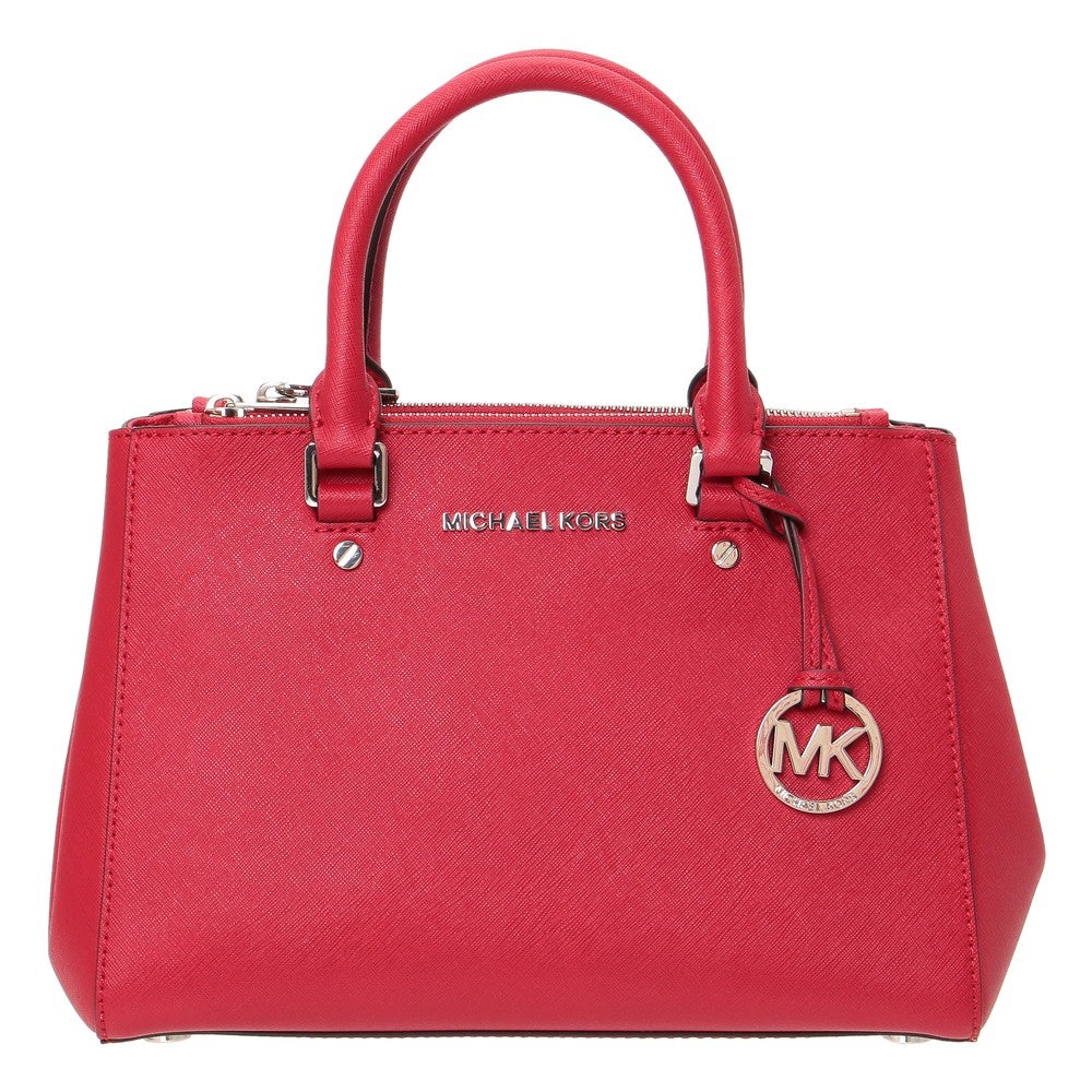[レンタル] レディース マイケルコース レザー 2Way ハンドバッグ レッド