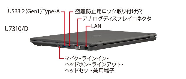 [レンタル] 富士通 LIFEBOOK U7310/D FMVU31024 ノートパソコン【Office非搭載】(Windows11 Pro) - 4