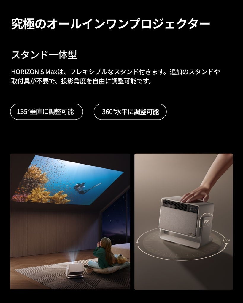 [レンタル] XGIMI HORIZON S Max ホームプロジェクター - 11