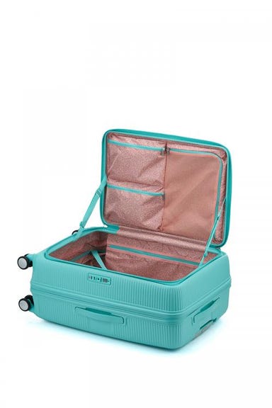 [8-10泊向けサイズ]AMERICAN TOURISTER CURIO スピナー75 エキスパンダブル 98L/拡張時114L ハードスーツケース アクアティック