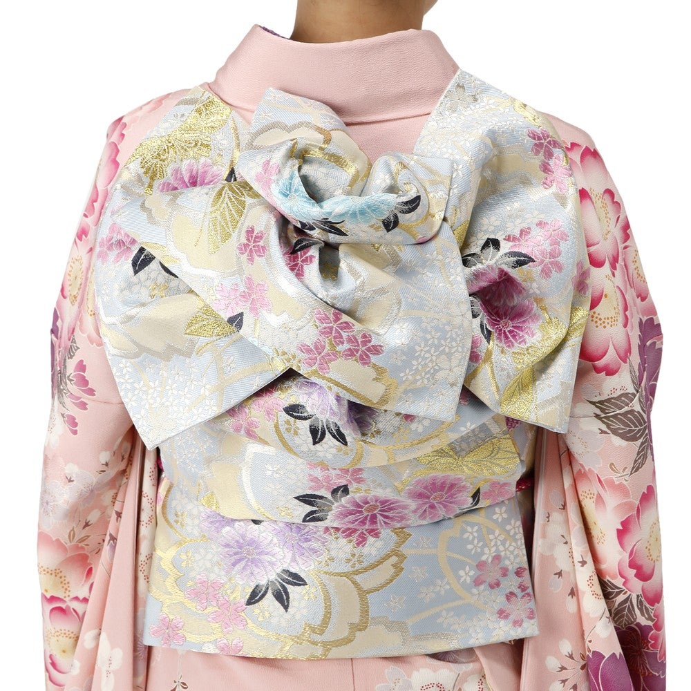 [レンタル] 振袖 花柄 Lサイズ(レッド) / LLサイズ(ピンク)の宅配レンタル - 5