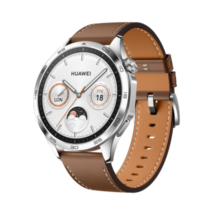 [レンタル] HUAWEI(ファーウェイ)HUAWEI WATCH GT 4 スマートウォッチ 46 mm ブラウン