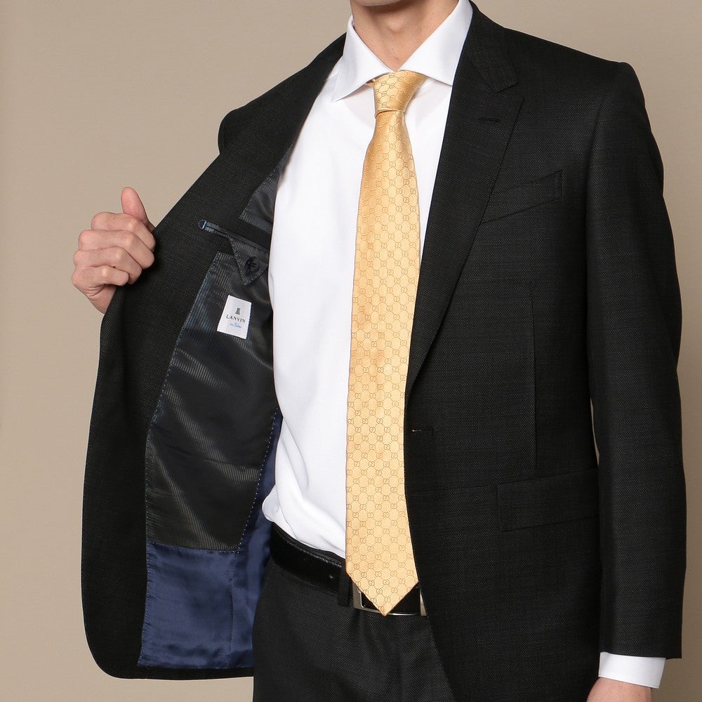 [レンタル] ランバンオンブルー ピンストライプ メンズスーツ2点セット(ジャケット+パンツ)の宅配レンタル - 4