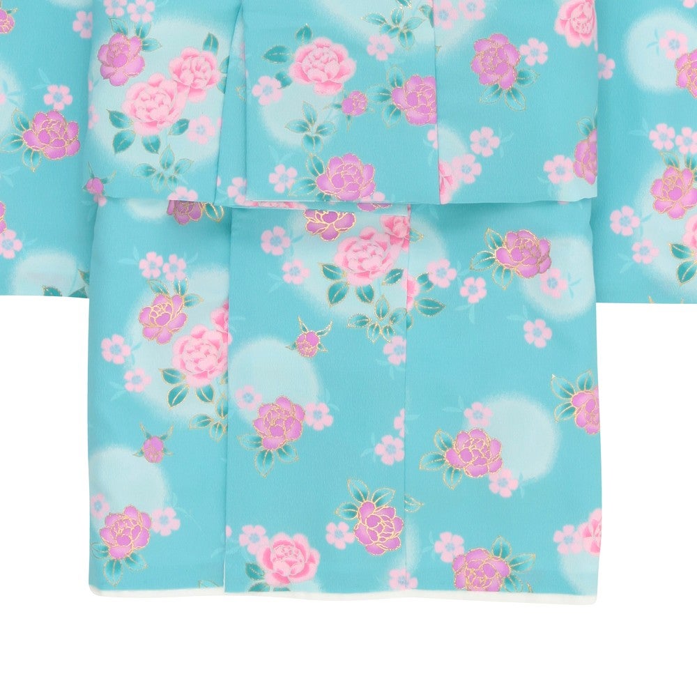 [レンタル] 七五三/節句 被布セット 3歳女の子 ふんわり 薔薇の宅配レンタル - 3