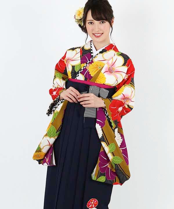 [レンタル] 【対応身長 157cm～165cm】卒業式 袴 レンタル フルセット 女性 袴セット-1432の宅配レンタル - 9