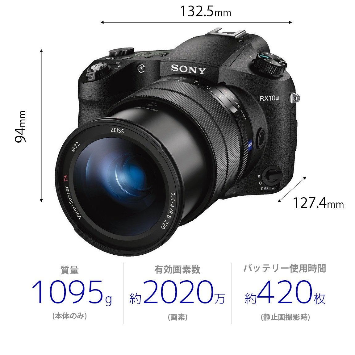 [レンタル] SONY Cyber-shot DSC-RX10M3 コンパクトデジタルカメラ - 4