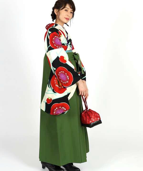 [レンタル] 【対応身長 157cm～165cm】卒業式 袴 レンタル フルセット 女性 袴セット-1810の宅配レンタル - 8