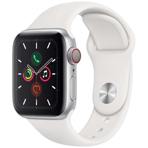 レンタル] Apple Watch Series 5 GPS + Cellular 40mm シルバー 