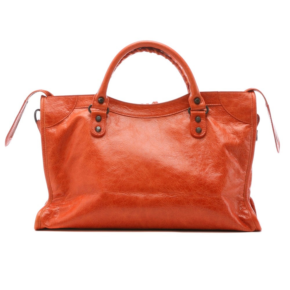 [レンタル] レディース バレンシアガ シティー レザー ハンドバッグ - 21