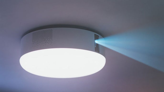 [レンタル] popIn Aladdin (ポップインアラジン) 世界初の照明一体型プロジェクター PA18U02VN - 2