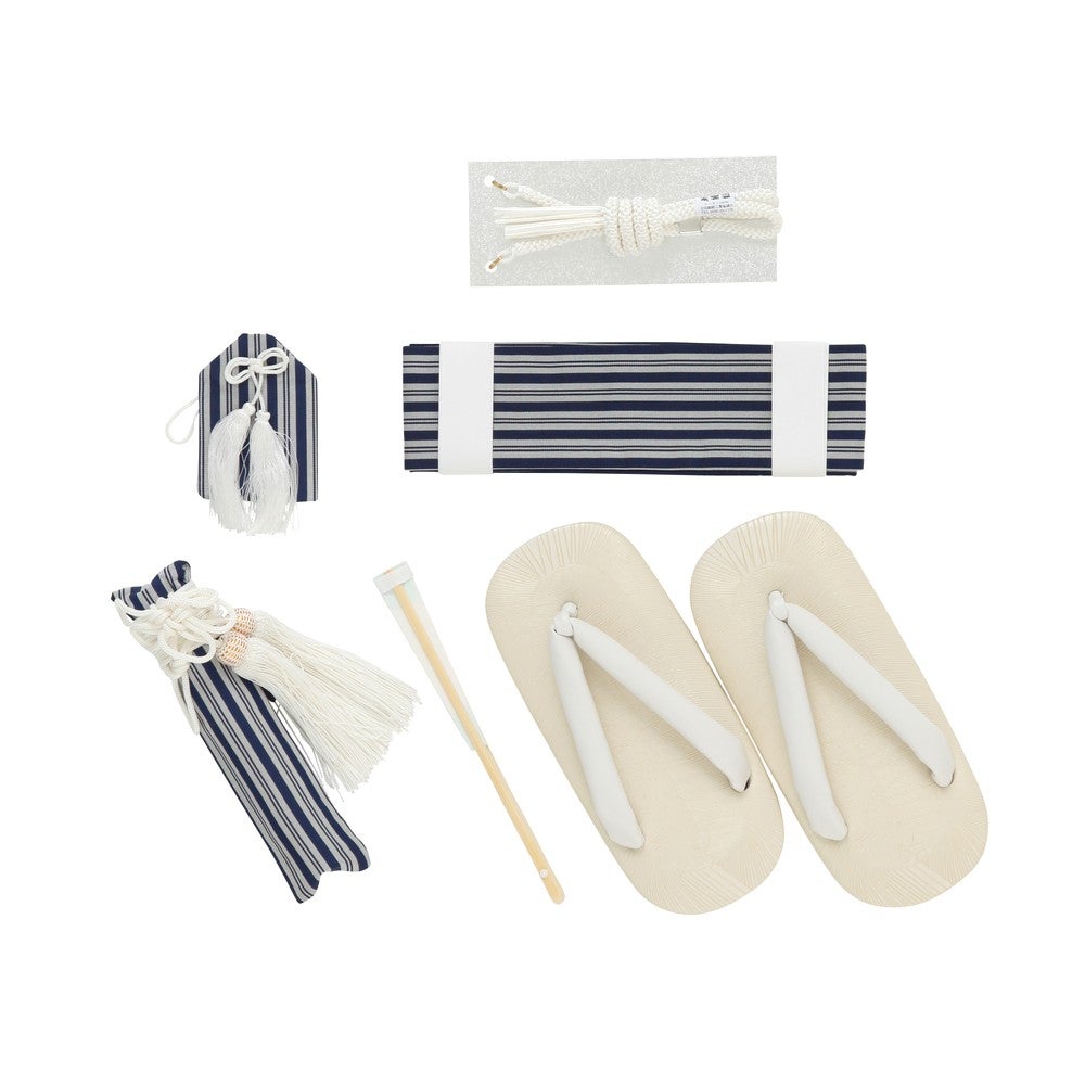 [レンタル] 七五三/節句 袴セット 5歳男の子 交織 絵羽 四ツ身 選べる5色 (グレー / 白 / 黒 / 青 / 紫)の宅配レンタル - 20