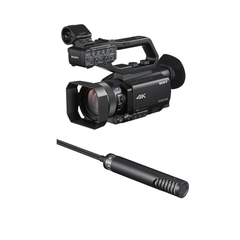 ソニー 4K 業務用ビデオカメラ PXW-Z90 & ECM-MS2 エレクトレットコンデンサーマイクロホン