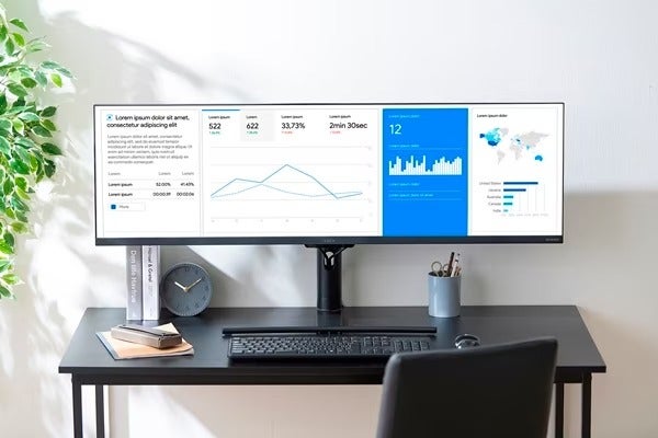 レンタル] アイリスオーヤマ LUCA ウルトラワイドモニター 43型