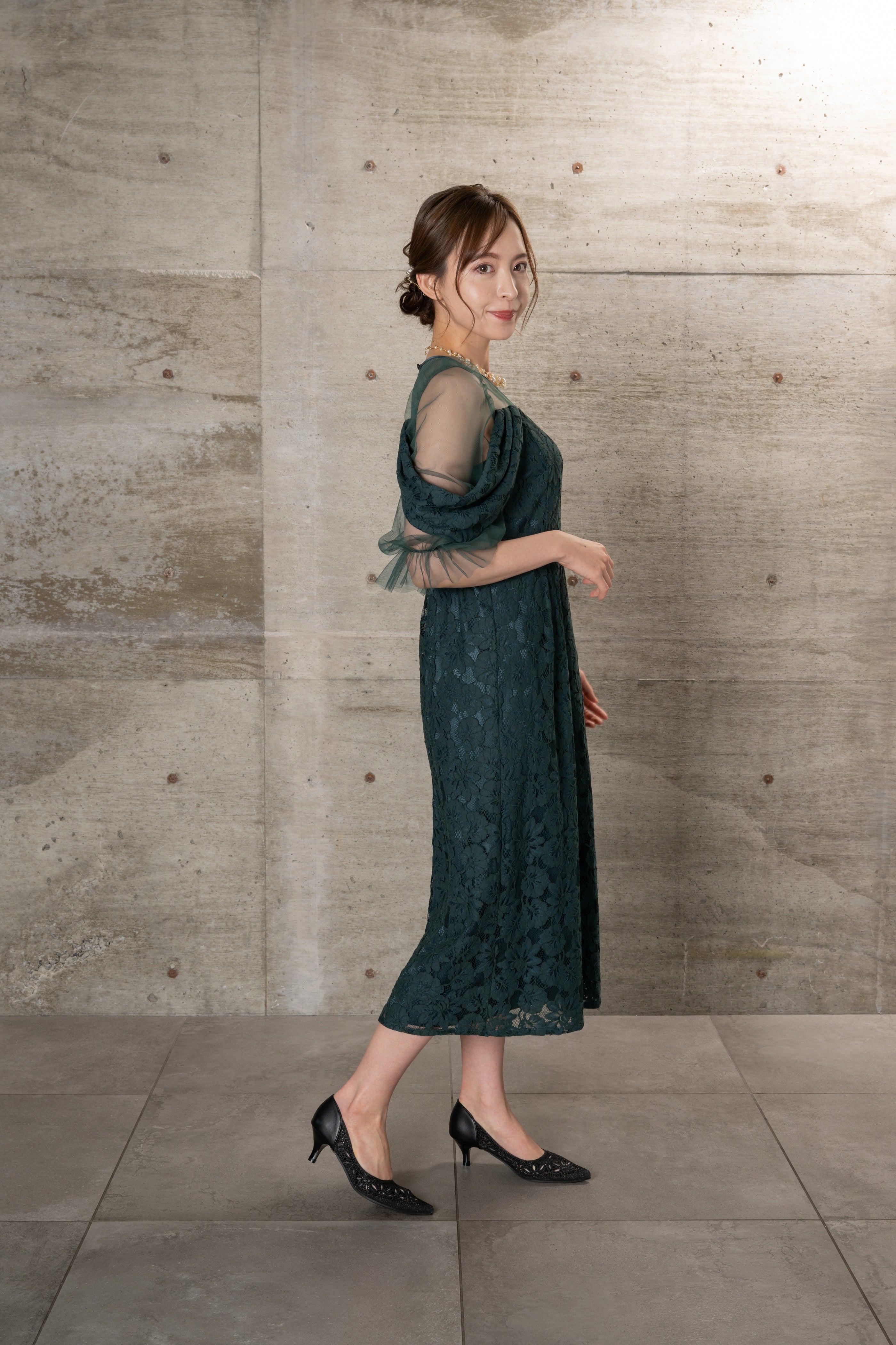 [レンタル] BELINDA DE CAPRIS レースオフショルチュールワンピース ワンピースドレスの宅配レンタル - 7