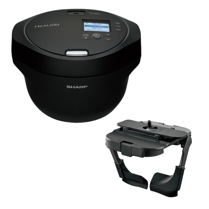 [レンタル] シャープ ヘルシオ ホットクック KN-HW16G 1.6L＋まぜ技ユニット もっとクックセット ブラック
