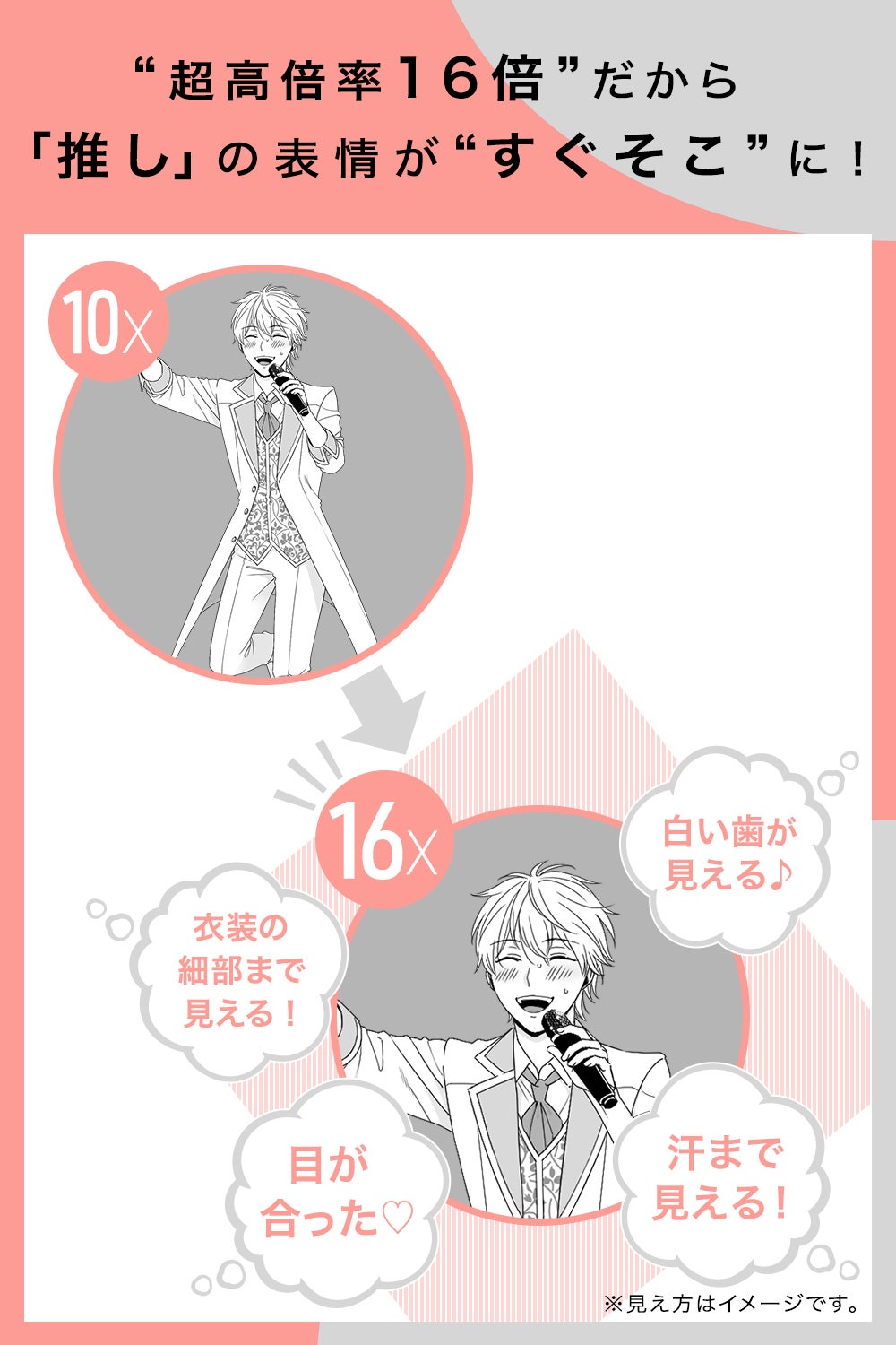 [レンタル] [倍率16倍]富士フイルム FUJINON テクノスタビ TS16×28 コンサート・ライブ向け 防振双眼鏡 - 5