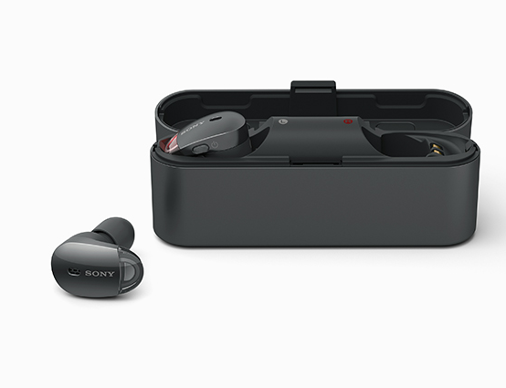 [レンタル] SONY 完全ワイヤレスノイズキャンセリングイヤホン Bluetooth対応 左右分離型 マイク付き ブラック WF-1000X - 5