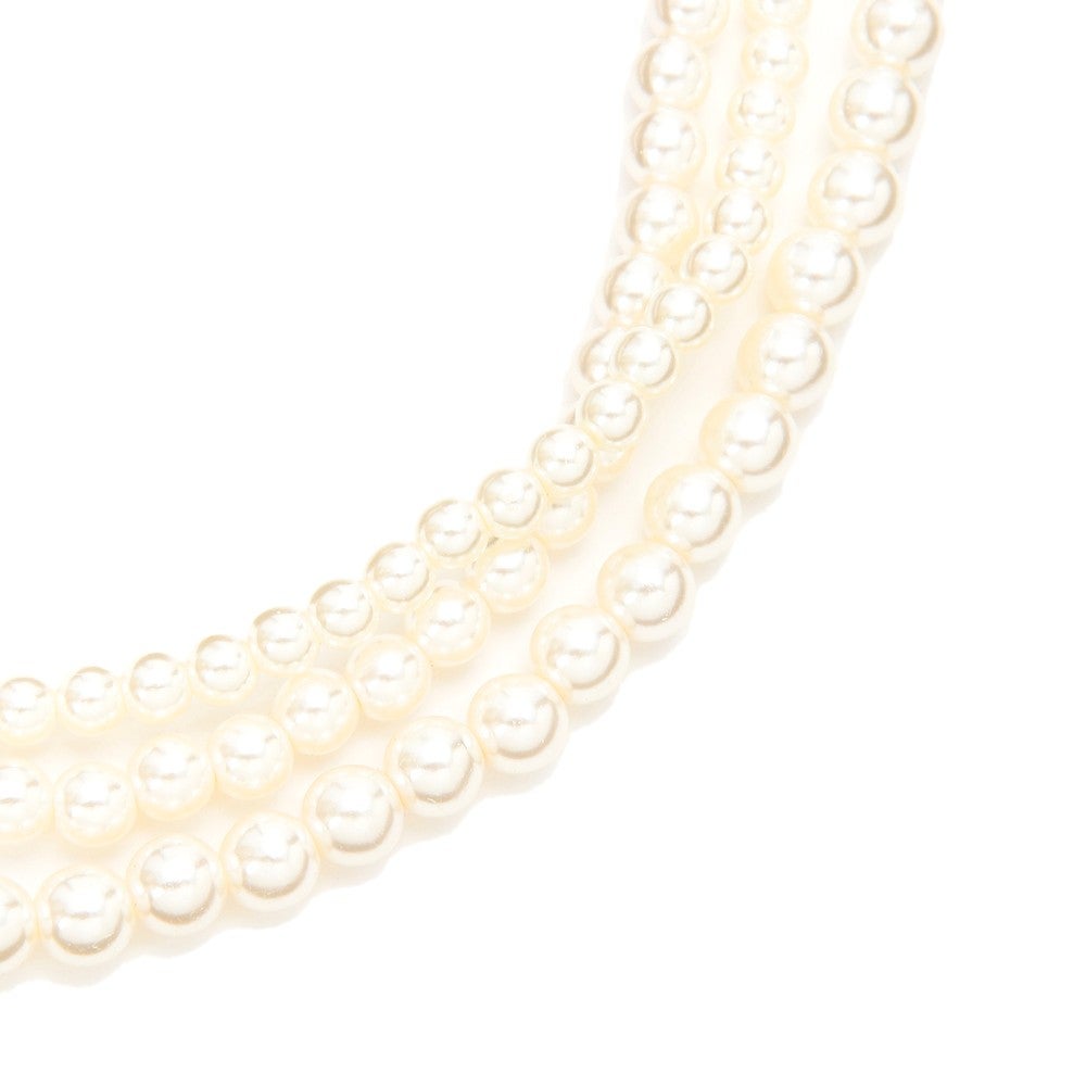 [レンタル] f-mode 3連パールネックレスの宅配レンタル - 1