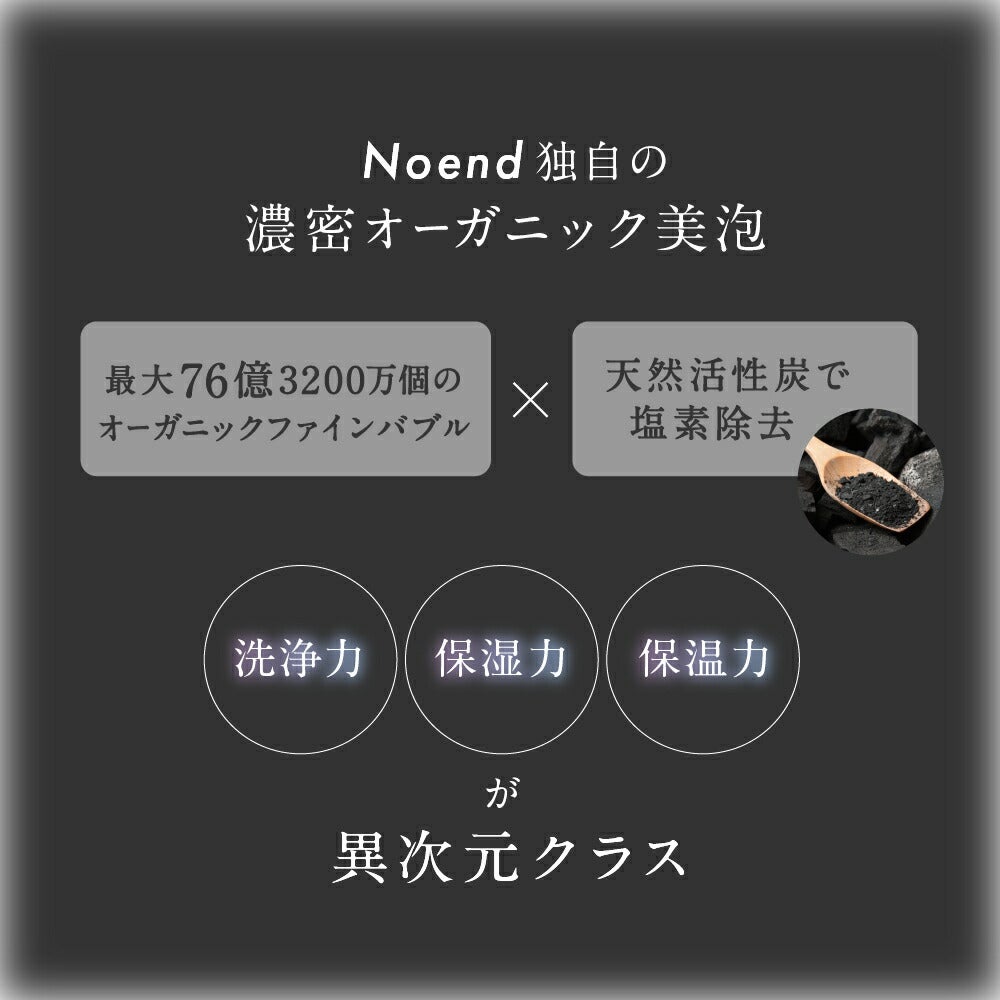 [レンタル] Noend オーガニックファインバブルシャワーヘッド - 6