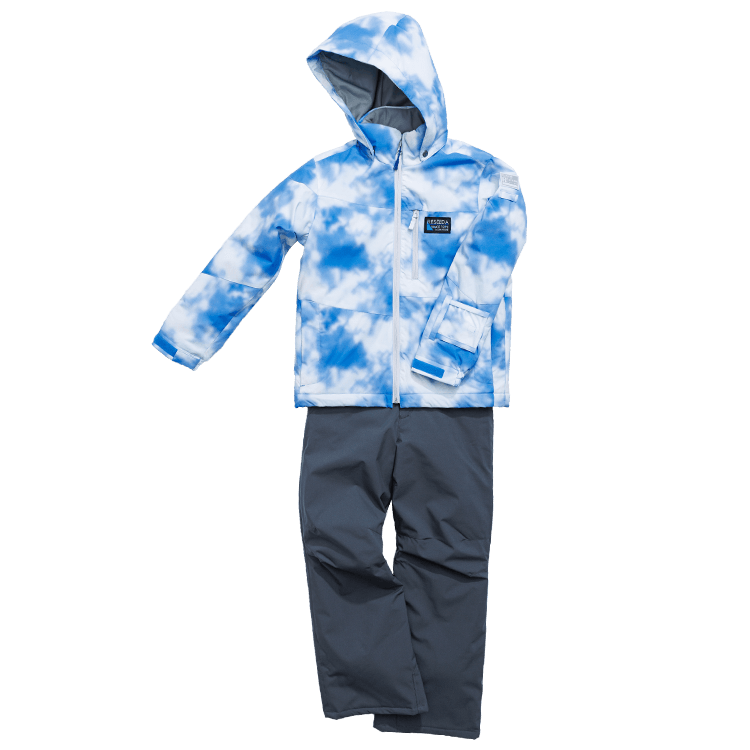 [レンタル] オンヨネ(ONYONE) キッズ スキー・スノボウェア 上下セット ブルー×グレー (130cm～160cm)の宅配レンタル - 2