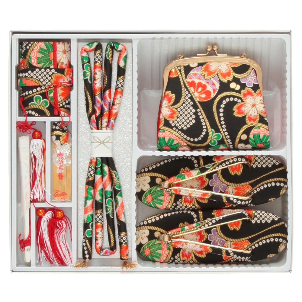 [レンタル] 七五三/節句 着物セット 7歳女の子 大牡丹の宅配レンタル - 3