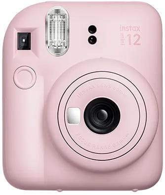 富士フイルム instax mini 12 インスタントカメラ チェキ ブロッサムピンク