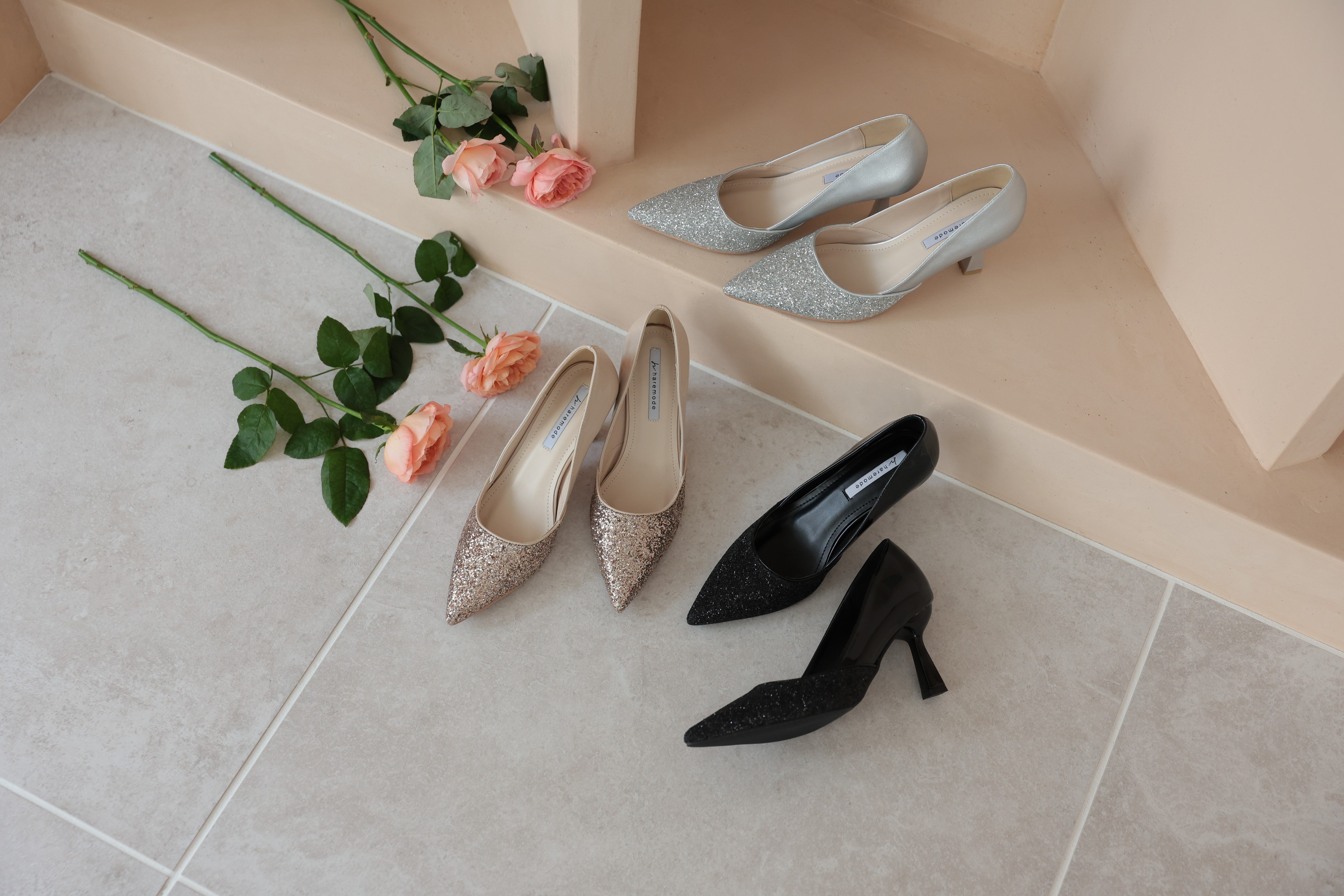 [レンタル] アートマリー グリッターパンプス ベージュの宅配レンタル - 8