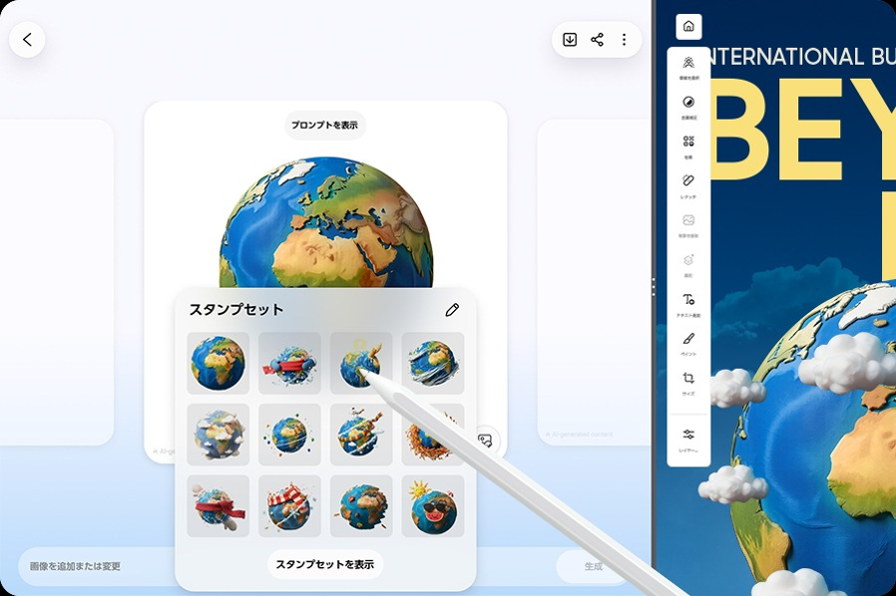 サムスン(Samsung) Galaxy Tab S12 Ultra (Wi-Fi, 14.6インチ) AIでスタンプ・画像生成 - 8