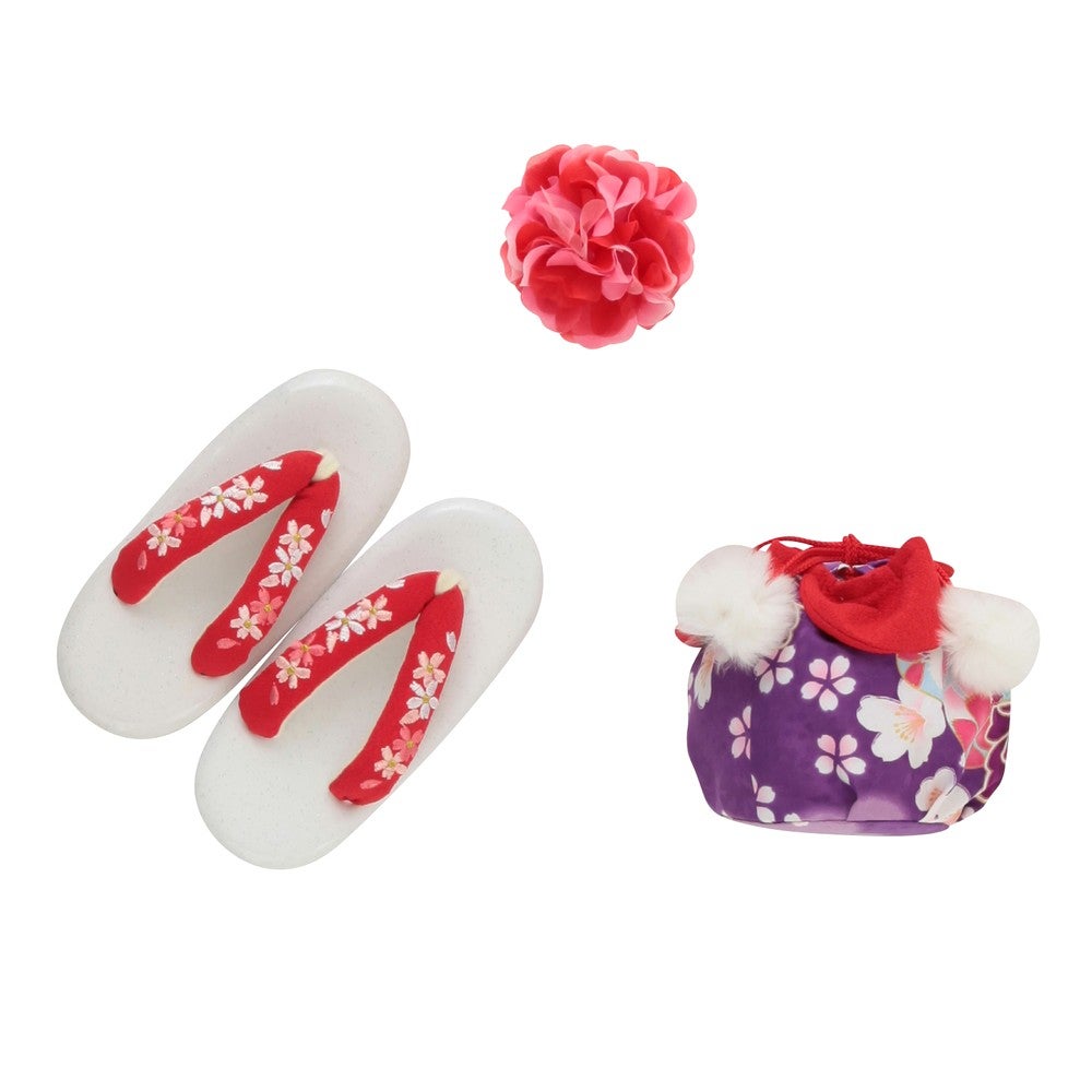 [レンタル] 七五三/節句 被布セット 3歳女の子 可憐 華やかの宅配レンタル - 10