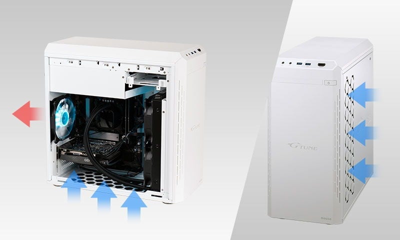 [レンタル] mouse(マウス) G-Tune DG-I5G60 ゲーミングデスクトップパソコン DGI5G60W7ADCW101DEC - 14