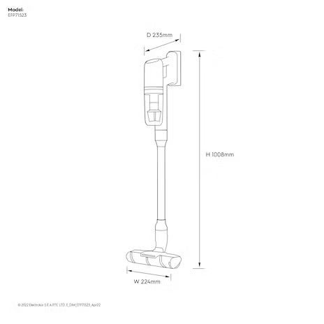 [レンタル] Electrolux(エレクトロラックス) UltimateHome 700 EFP71523 軽量コードレス掃除機 - 9