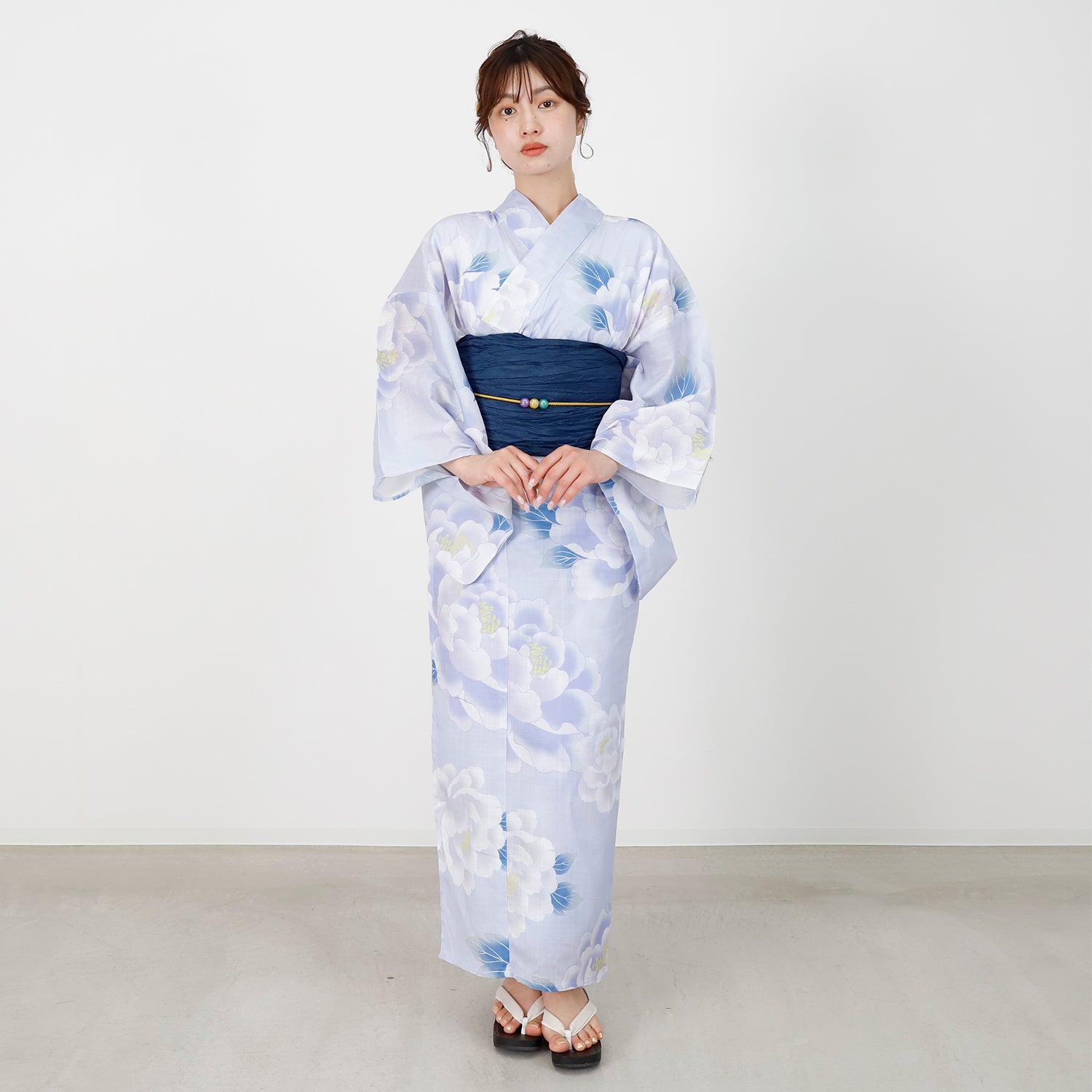[レンタル] [2025新作]SION レディース浴衣 牡丹 フリーサイズの宅配レンタル - 3