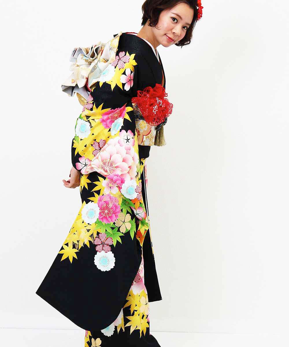 [レンタル] 【対応身長148-168cm】レンタル振袖フルセット-663の宅配レンタル - 5