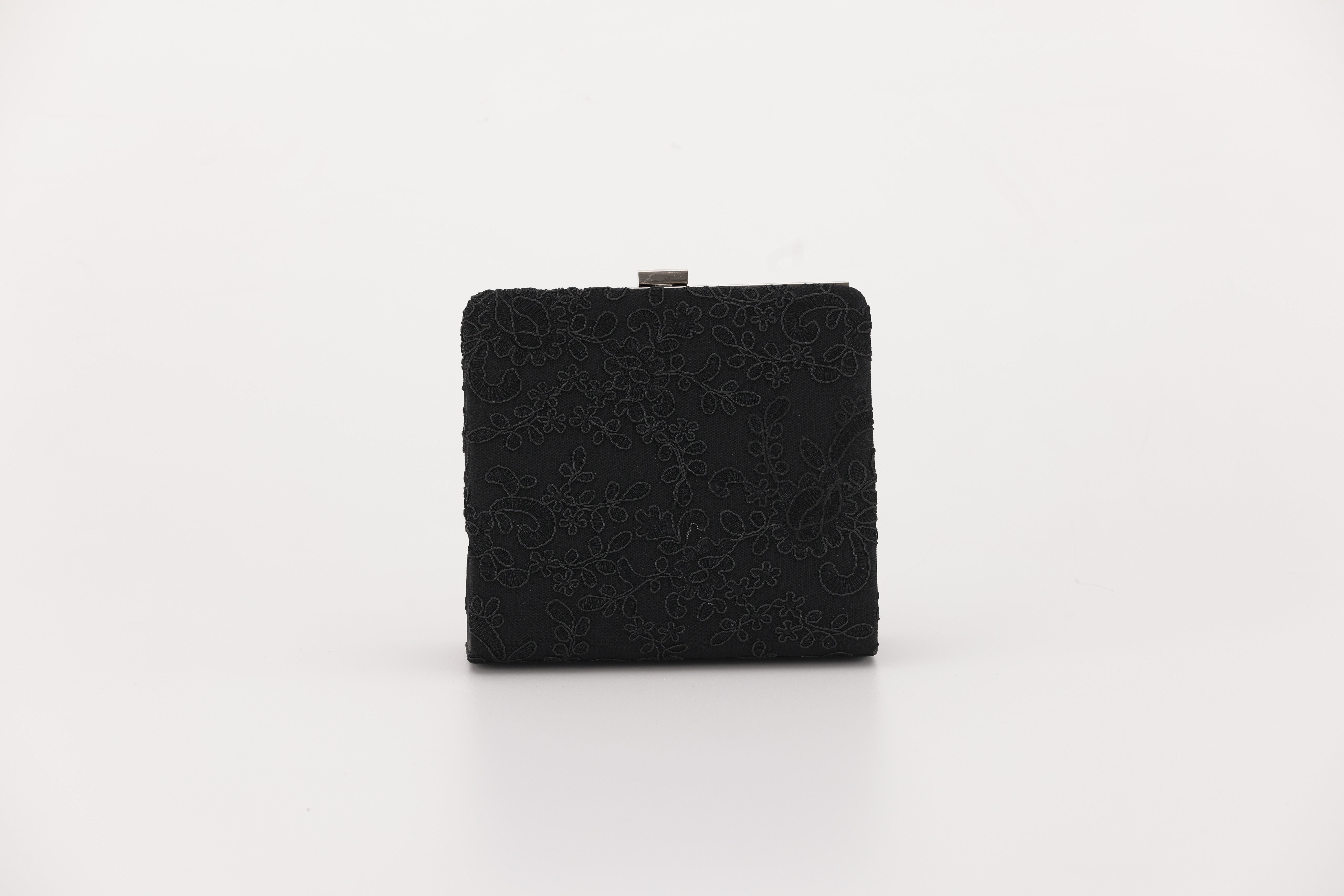 [レンタル] アートマリー 刺繍スクエアパーティーバッグ ブラック