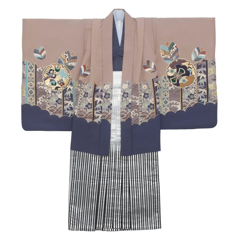 [レンタル] 七五三/節句 袴セット 5歳 男の子 華やか 兜の宅配レンタル - 4