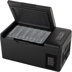 [15L]山善(YAMAZEN) ポータブル冷凍冷蔵庫 YFR-AC151-B