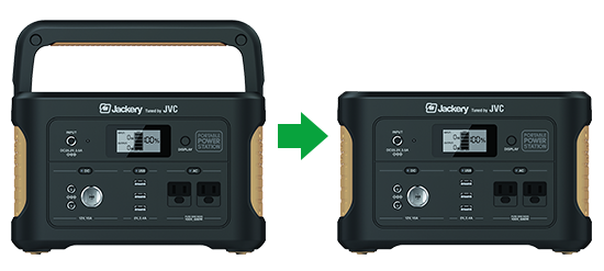 [レンタル] JVCケンウッド ポータブル電源 BN-RB5-C (容量518Wh) - 2