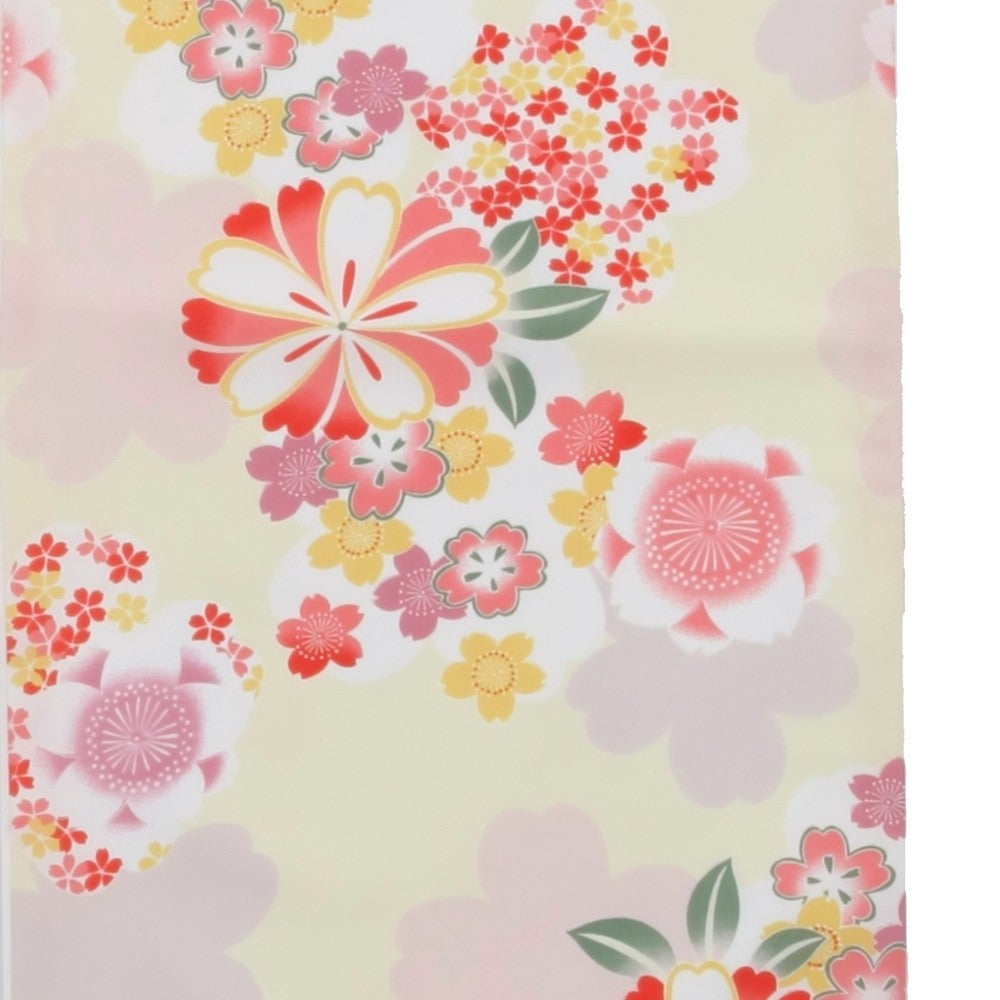 [レンタル] 七五三/節句 着物セット 7歳女の子 可愛らしさ 花柄の宅配レンタル - 2