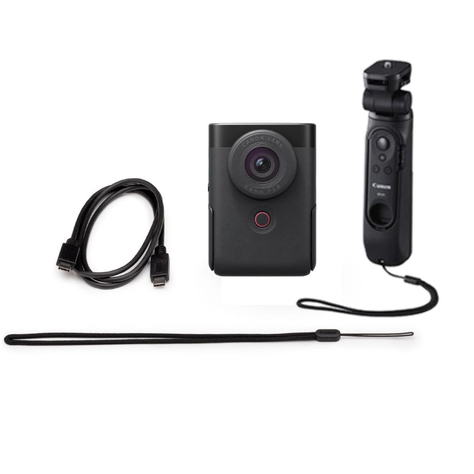 [レンタル] Canon PowerShot V10 ブラック トライポッドグリップキット