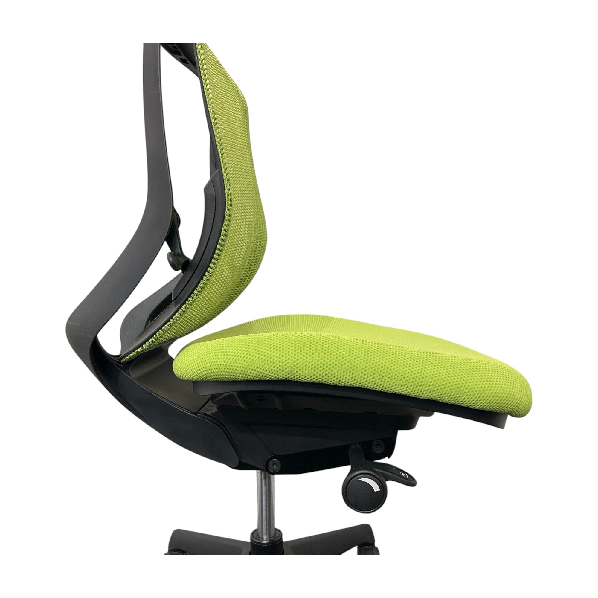 [レンタル] オカムラ オフィスチェア シルフィー ローバック ライムグリーン ブラック C631XR-FMP5 - 8