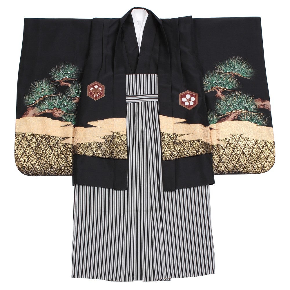 [レンタル] 七五三/節句 袴セット 5歳 男の子 鷹 金色 選べる2色(白 / 黒)の宅配レンタル - 8