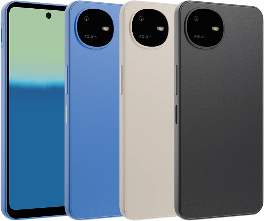 シャープ AQUOS wish6 SORA KINU SUMI 正面・背面 全カラー - 4