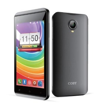 [レンタル] COBY 4.5インチデュアルSIMスマートフォン ブラック CBP-G45 - 1