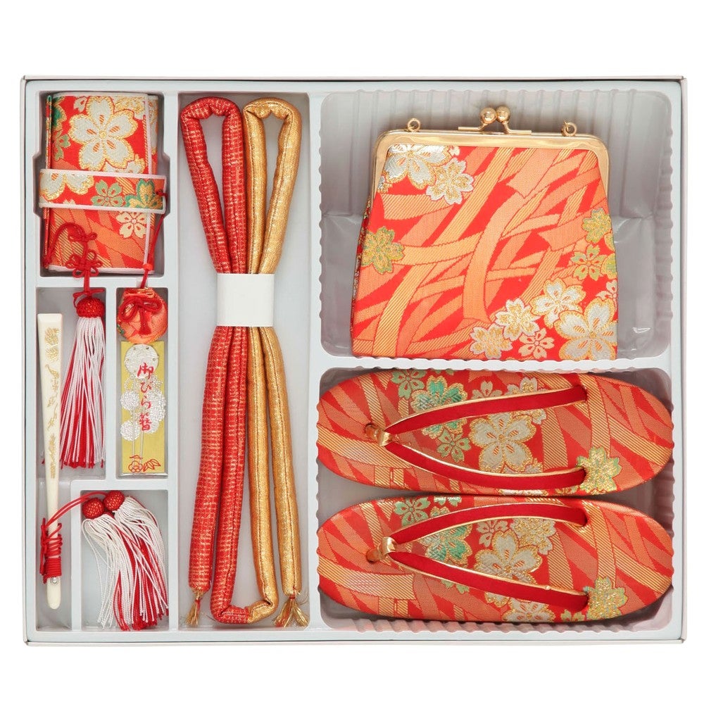 [レンタル] 七五三/節句 着物セット 7歳女の子 豪華 花々の宅配レンタル - 3