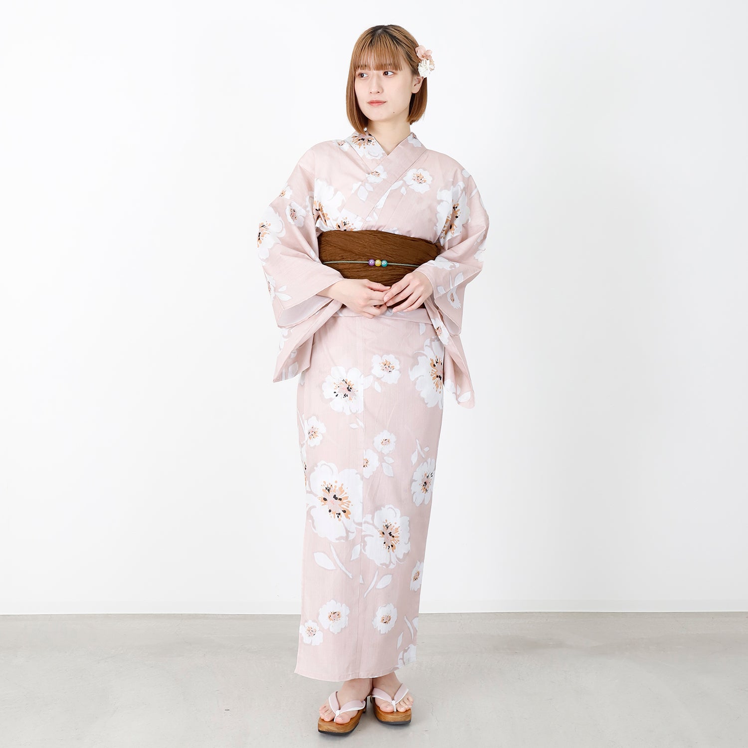 [レンタル] [2025新作]SION レディース浴衣 花柄 フリーサイズの宅配レンタル - 3