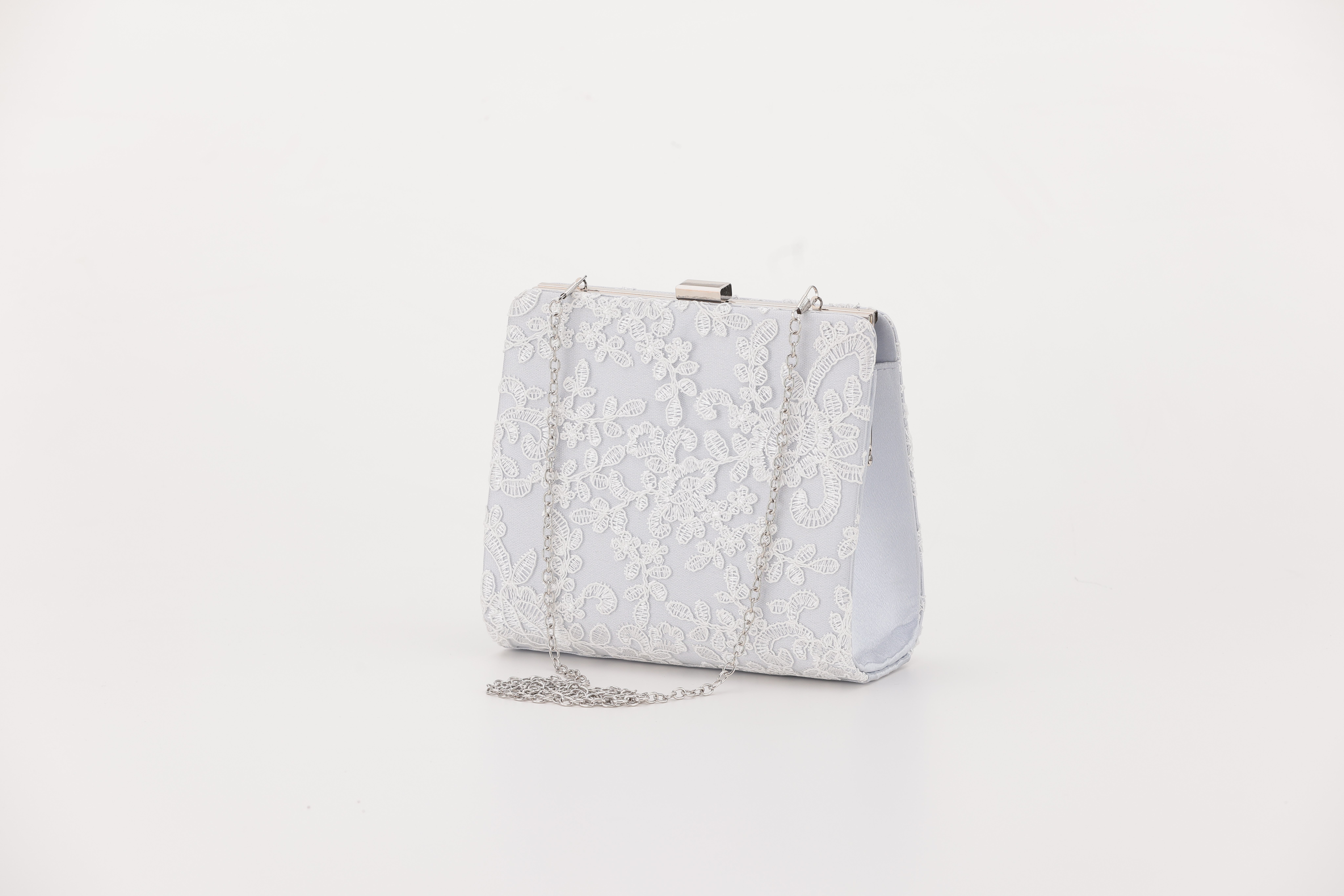 [レンタル] アートマリー 刺繍スクエアパーティーバッグ シルバーの宅配レンタル - 5