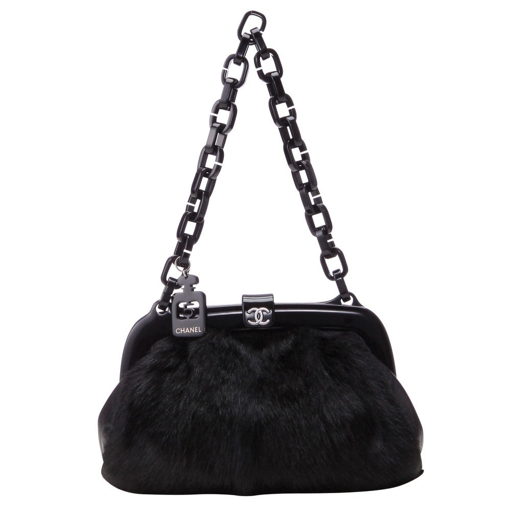 [レンタル] レディース シャネル ハラコ セミショルダー プラハンド ショルダーバッグ - 5