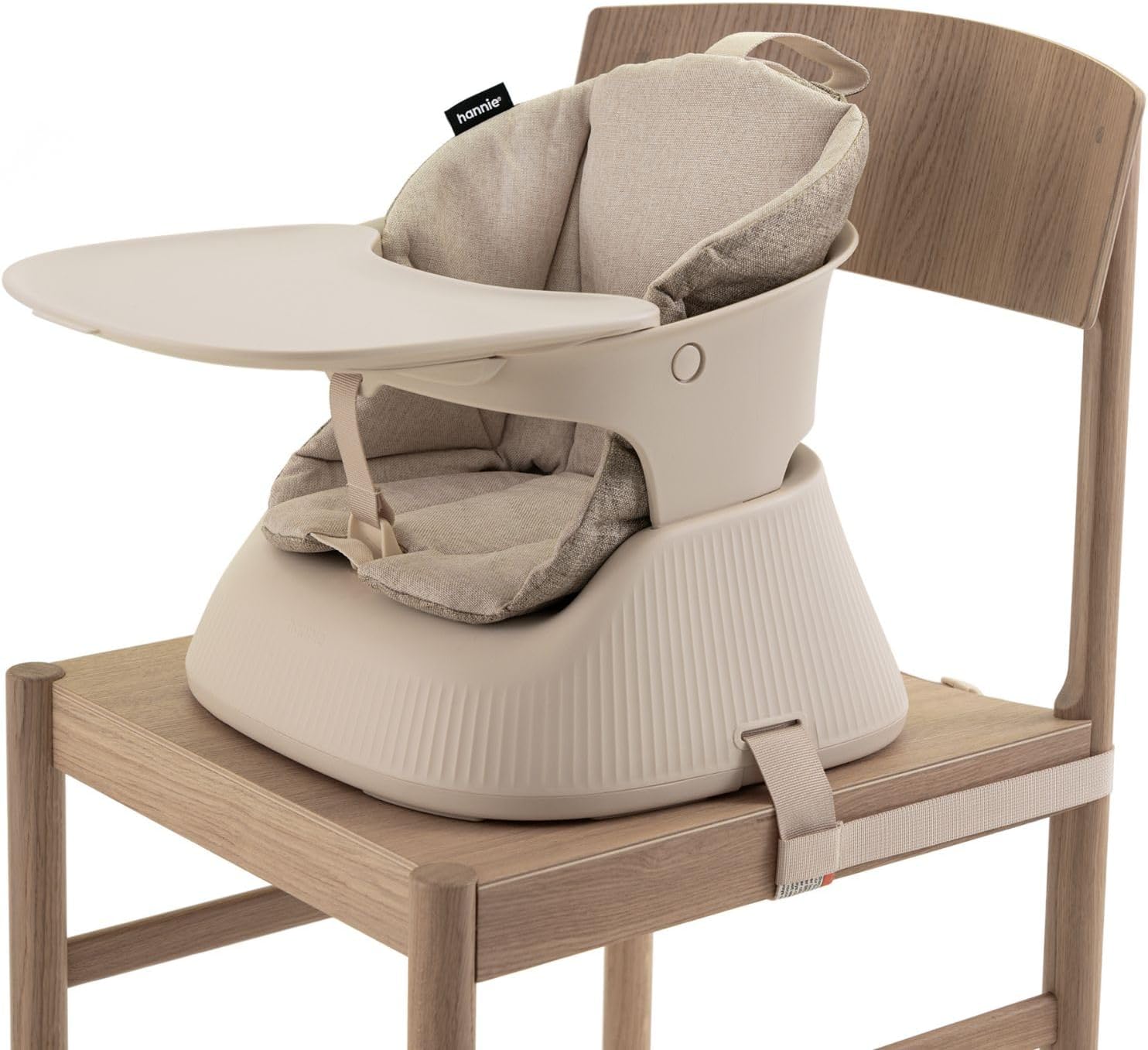 [レンタル] HANNIE ポータブル・ブースターチェア ベビーチェア ホワイトサンド